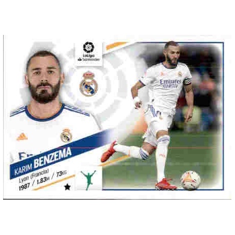 ⚪🟣 Benzema 🇫🇷  Tarjetas de fútbol, Cartas de fútbol, Logotipo del real  madrid