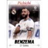 Offer Soccer Cards Pichichi-Benzema Cuadro de Honor Liga Este 2022 23 Panini