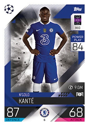 Offer Soccer Cards N'Golo Kante Chelsea Topps Match Attax 2022/23