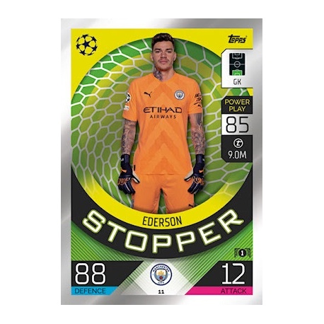 Ederson Stopper Manchester City 11