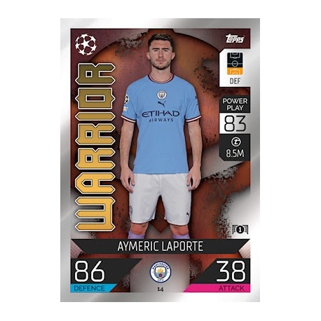Aymeric Laporte Warrior Manchester City 14