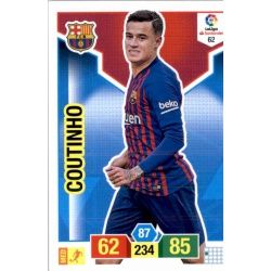 Coutinho Barcelona 62 Adrenalyn XL La Liga Santander 2018-19