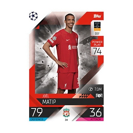 Joel Matip Liverpool 34