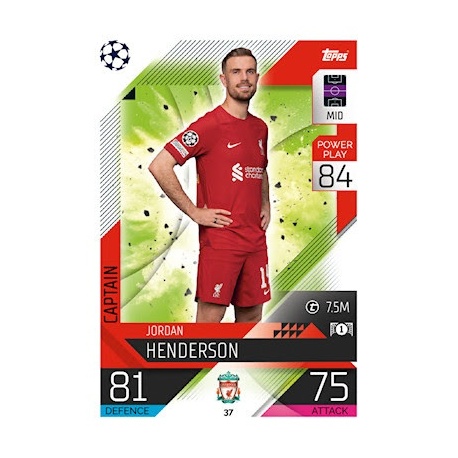 Jordan Henderson Captain Liverpool 37