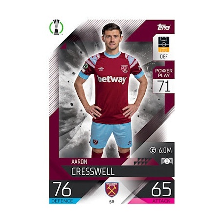Aaron Cresswell West Ham United 50