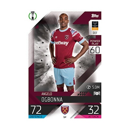 Angelo Ogbonna West Ham United 52