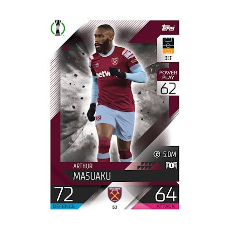 Arthur Masuaku West Ham United 53