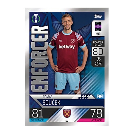 Tomas Soucek Enforcer West Ham United 57