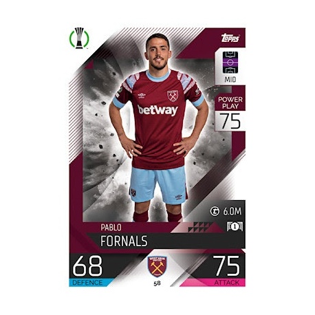 Pablo Fornals West Ham United 58