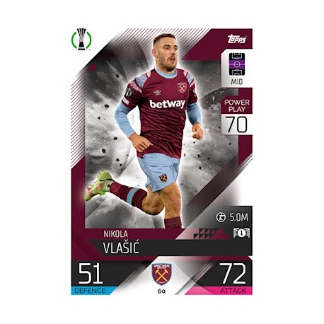 Nikola Vlasic West Ham United 60