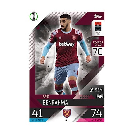 Said Benrahma West Ham United 62