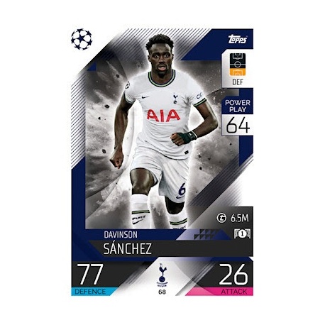 Davinson Sánchez Tottenham Hotspur 68