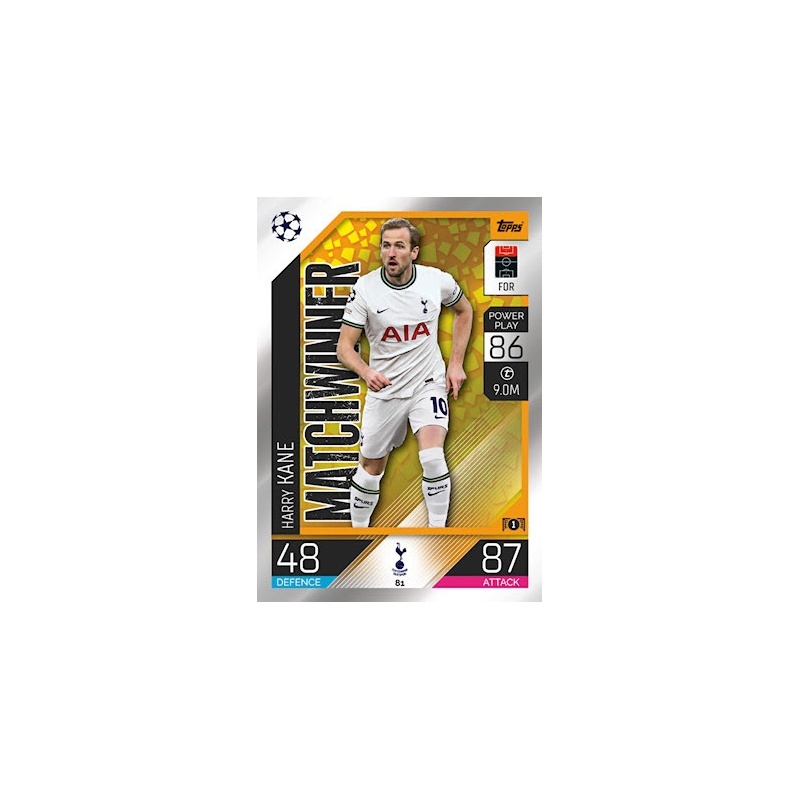 Topps Match Attax Bundesliga 2023/24 #305 Harry Kane Matchwinner Card - FC Bayern
