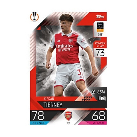 Kieran Tierney Arsenal 87