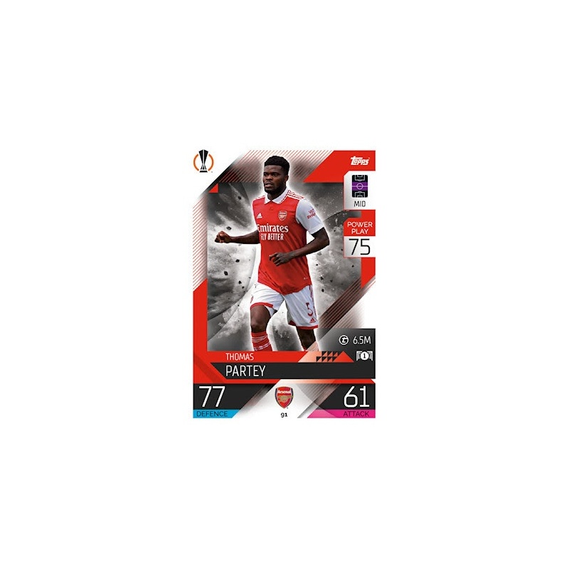 Offer Soccer Cards Thomas Partey Arsenal Topps Match Attax