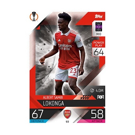 Albert Sambi Lokonga Arsenal 93