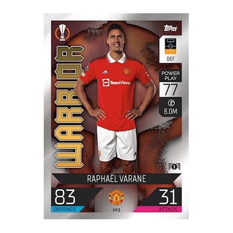 Raphaël Varane Warrior Manchester United 103