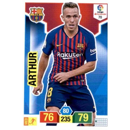 Arthur Barcelona 70 Adrenalyn XL La Liga Santander 2018-19