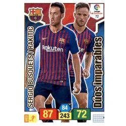 Sergio Busquets - Rakitic Barcelona 72 Adrenalyn XL La Liga Santander 2018-19