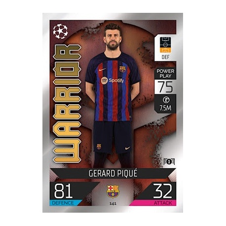 Gerard Piqué Warrior Barcelona 141