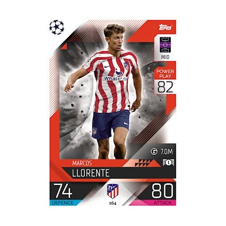 Marcos Llorente Atlético Madrid 164