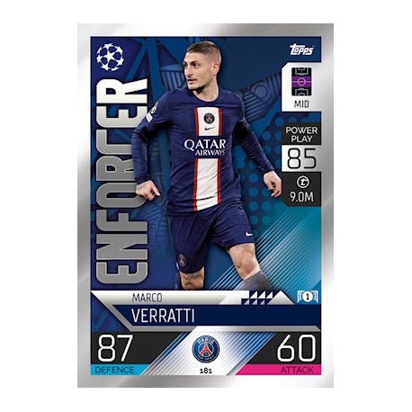 Marco Verratti Enforcer PSG 181