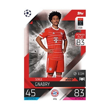 Serge Gnabry Bayern München 205