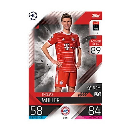 Thomas Muller Bayern München 206