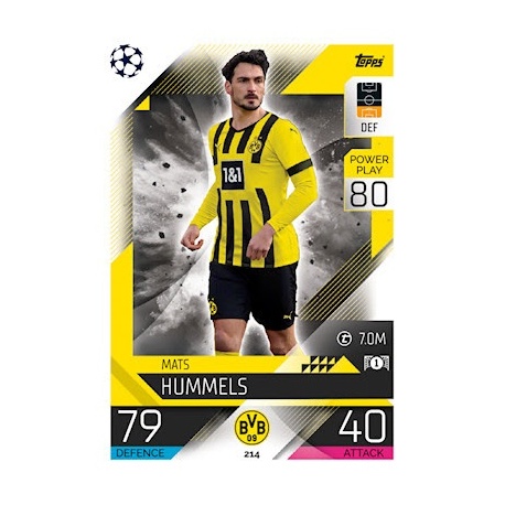 Mats Hummels Borussia Dortmund 214