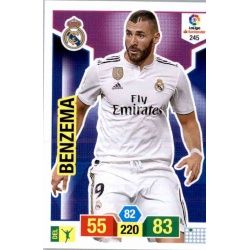 Benzema Real Madrid 245 Adrenalyn XL La Liga Santander 2018-19