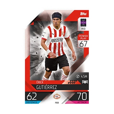 Érick Gutiérrez PSV Eindhoven 259