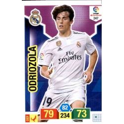 Odriozola Real Madrid 247 Adrenalyn XL La Liga Santander 2018-19