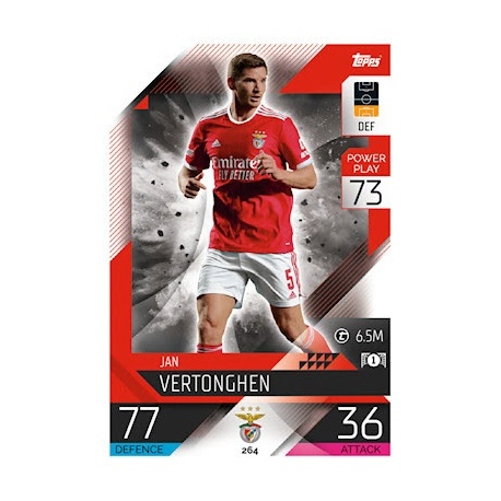 Jan Vertonghen SL Benfica 264