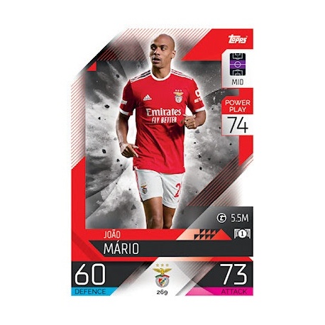 João Mário SL Benfica 269