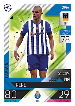 Offer Soccer Cards Pepe Captain FC Porto Match Attax 22/23 Topps