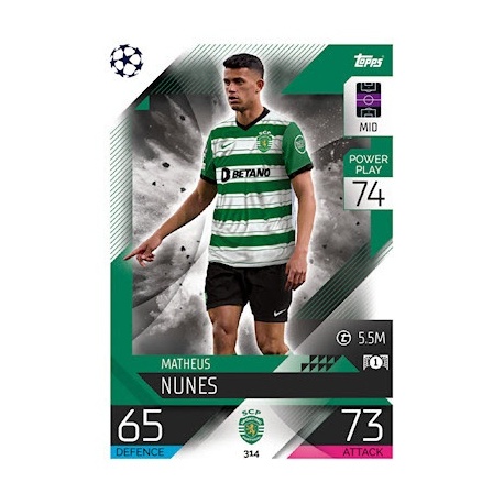 Matheus Nunes Sporting CP 314