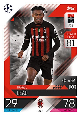 Offer Soccer Cards Rafael Leao AC Milan Topps Match Attax 2022/23
