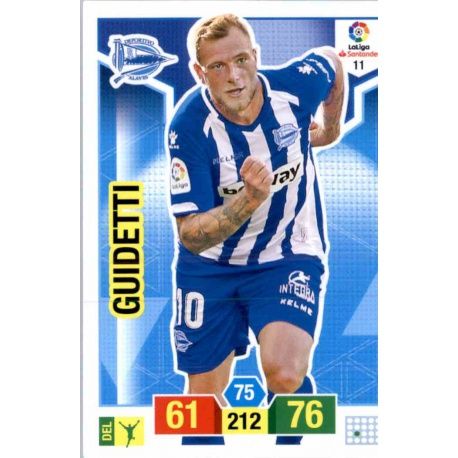 Guidetti Alavés 11 Adrenalyn XL La Liga Santander 2018-19