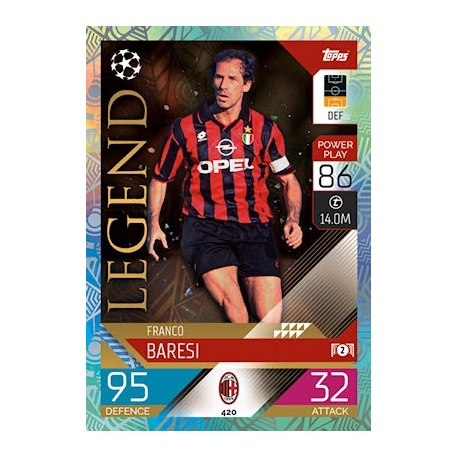 Franco Baresi Legend AC Milan 420