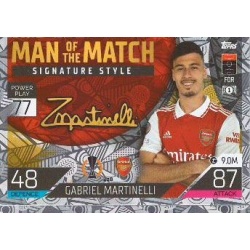 Gabriel Martinelli Man of the Match Signature Style Arsenal 428