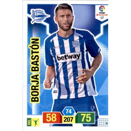 Borja Bastón Alavés 17 Adrenalyn XL La Liga Santander 2018-19