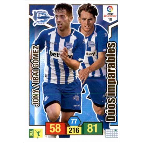 Jony - Ibai Gomez Alavés 18 Adrenalyn XL La Liga Santander 2018-19