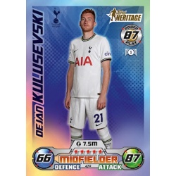 Dejan Kulusevski Topps Heritage Tottenham Hotspur 470