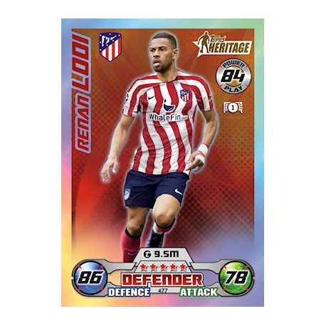 Renan Lodi Topps Heritage Atlético Madrid 477