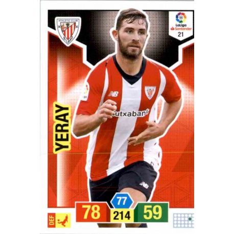 Yeray Athletic Club 21 Adrenalyn XL La Liga Santander 2018-19