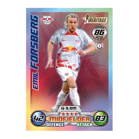 Emil Forsberg Topps Heritage RB Leipzig 487