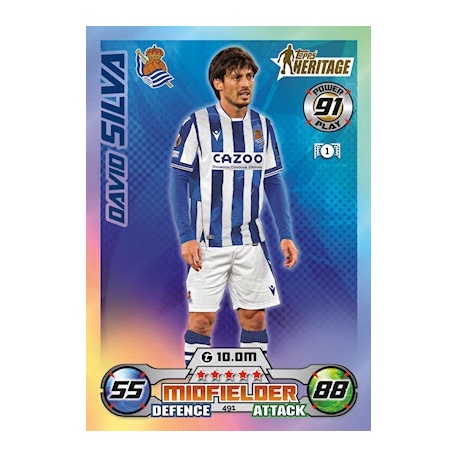 David Silva Topps Heritage Real Sociedad 491