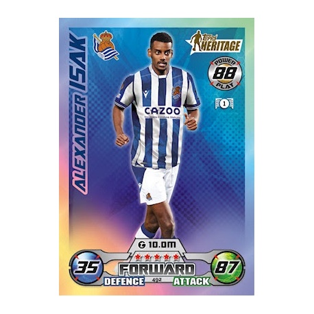Alexander Isak Topps Heritage Real Sociedad 492