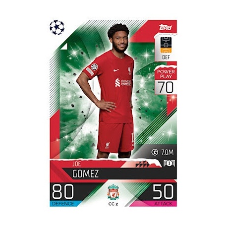 Joe Gomez Countdown Calendar Liverpool CC 2