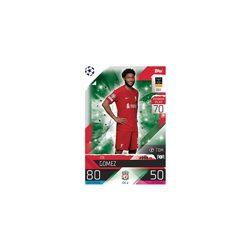 Comprar Trading Card Joe Gomez Countdown Calendar Liverpool Topps Match